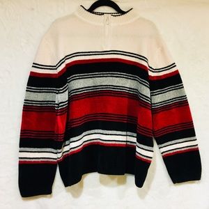 Super Soft Striped Sweatshirt| Alfred Dunner Woman